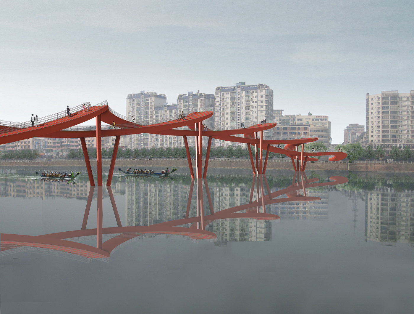 Xinjin County Landscape Bridge