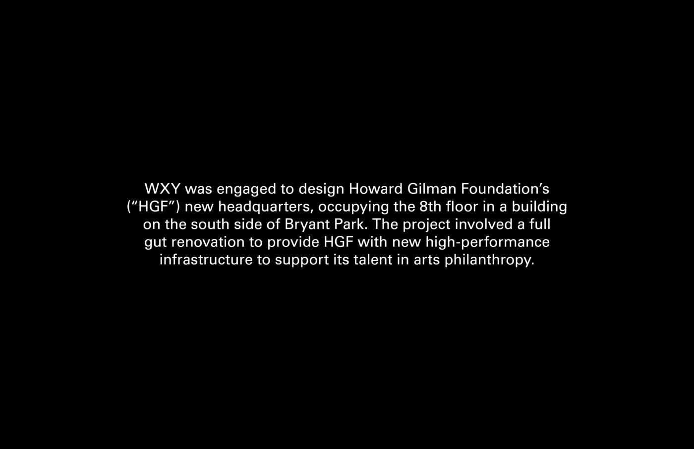 Howard Gilman Foundation Headquarters