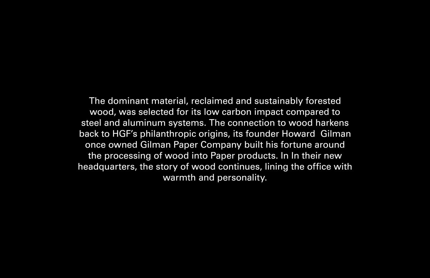 Howard Gilman Foundation Headquarters