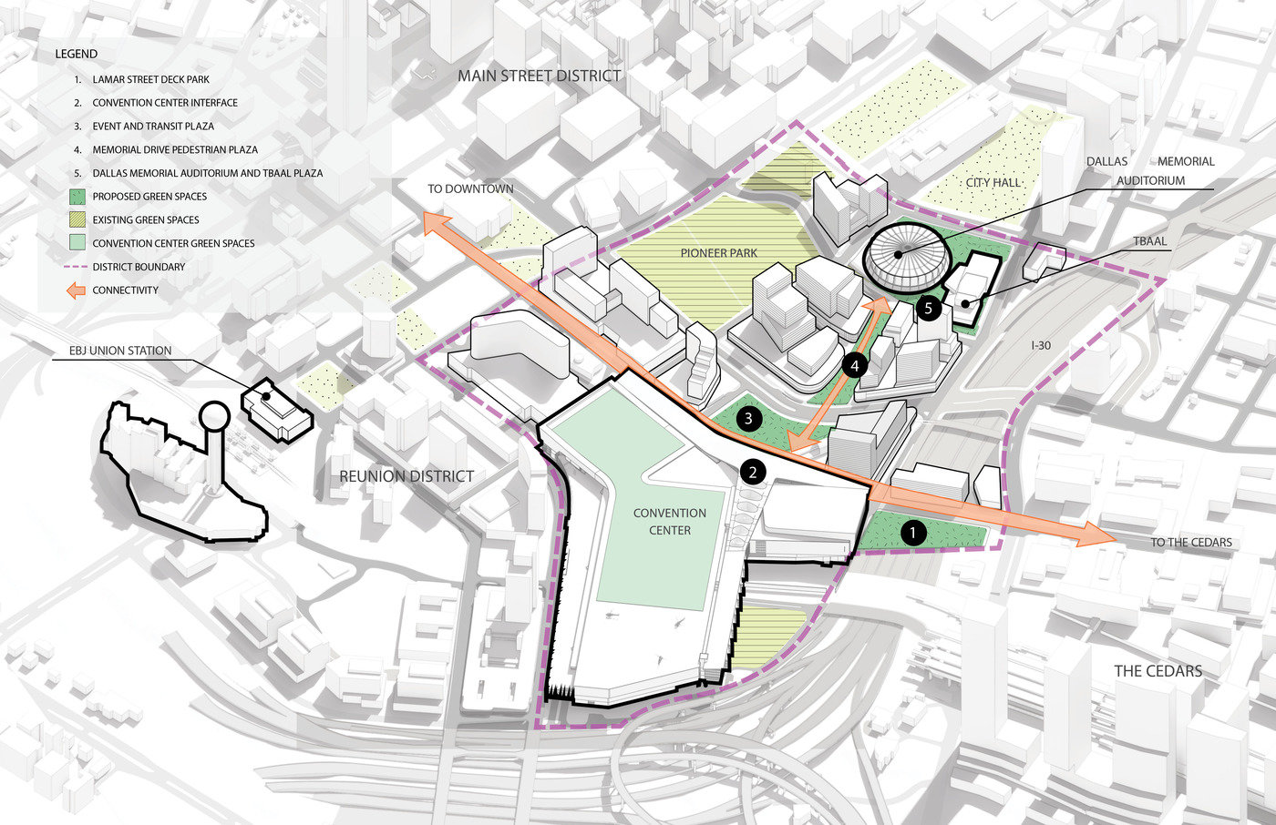 Kay Bailey Hutchison Convention Center Dallas Master Plan